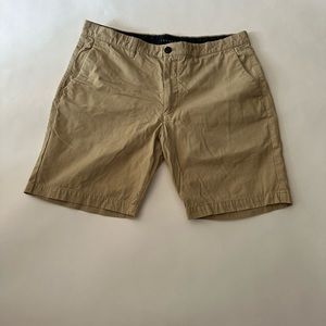 Theory khaki shorts.. Zaine S_Raleigh.. 100% cotton